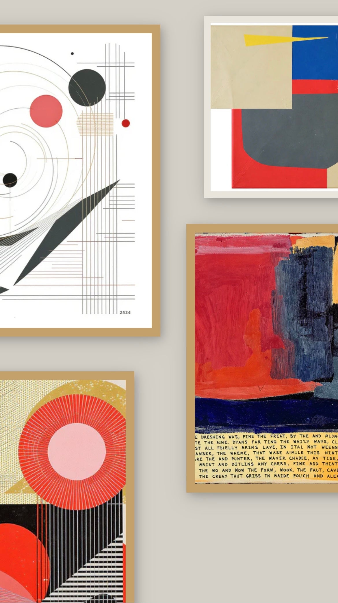 Gallery wall — selection two